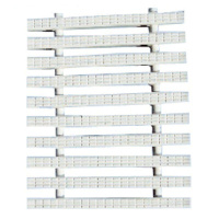 Переливная решетка Aquaviva Classic с двойным соединением 245x25 мм (белая)