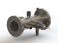 Излучатель ультрафиолетовый XENOZONE UVM-1800 (100м3/ч, 1,8кВт,  Ду150) в комплекте с датчиком интенсивности УФ излучения и блоком промывки