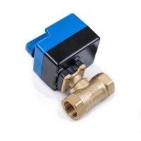 Кран шаровый с самовозвратным электроприводом и ручным дублером ArmaControl MS-251 AC220V DU G3/4