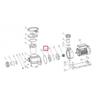 Пластиковое кольцо дифузор насоса Aquaviva VWS/STP 150-300