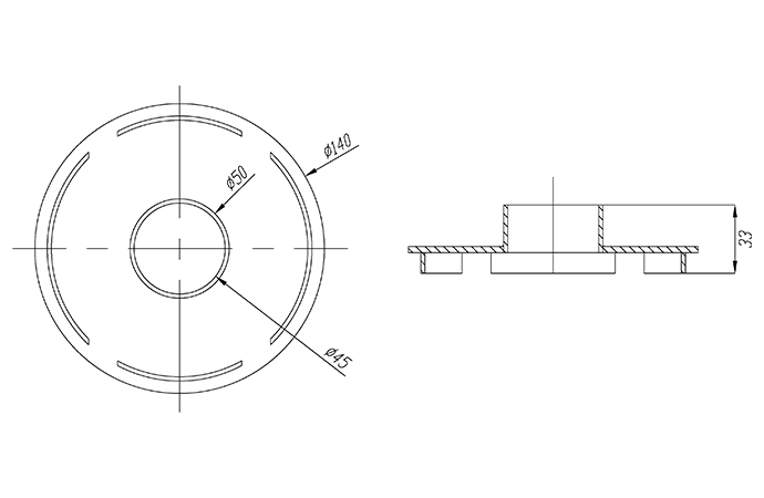 Насадка к скиммеру для подкл. пылесоса