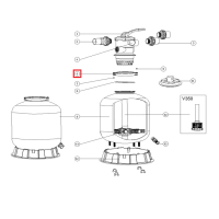 Зажимной хомут (89010101) фильтра Aquaviva серии P